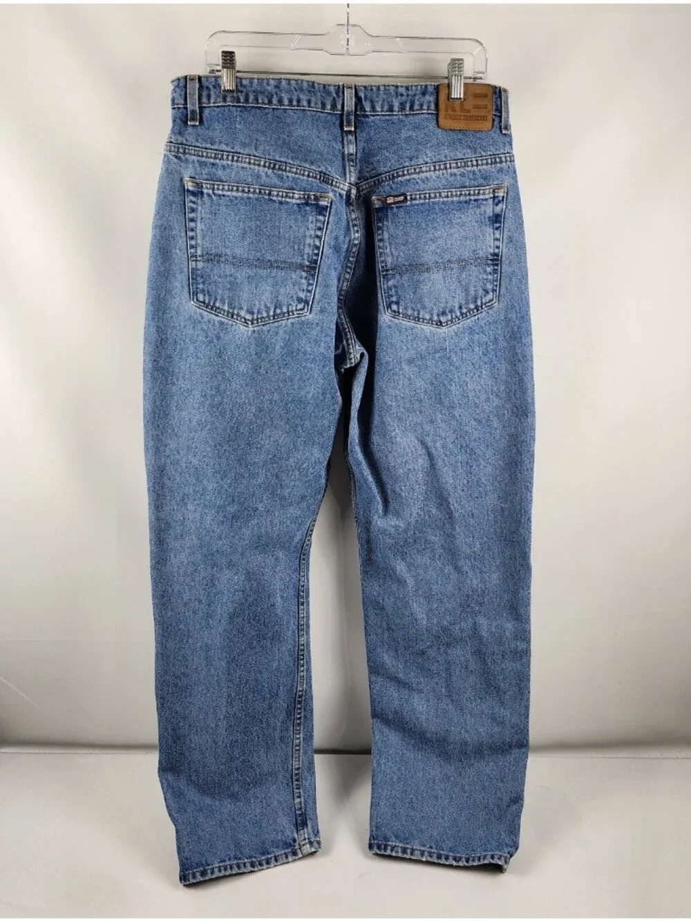 Polo Jeans Co Ralph Lauren Mens 36x32 Vintage Blue Straight Leg Denim
